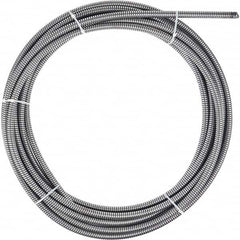 Milwaukee Tool - Drain Cleaning Machine Cables; Length (Feet): 100 ; Diameter (Inch): 3/4 ; For Use With Machines: Milwaukee Drain Cleaning Tools ; Cable Type: Inner Core ; For Minimum Pipe Size: 4 (Inch); For Maximum Pipe Size: 8 (Inch) - Exact Tool & Supply