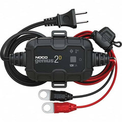 Noco - Automotive Battery Chargers & Jump Starters; Type: Automatic Charger/Maintainer ; Amperage Rating: 2.0 ; Starter Amperage: 0.5 ; Voltage: 100-240 VAC ; Battery Size Group: 6 and 12 Volt - Exact Tool & Supply