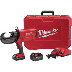 Milwaukee Tool - 12,000 Lb Force, 750 mcm Cu & Al Capacity, Power Crimper - Exact Tool & Supply