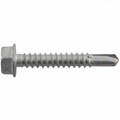 DeWALT Anchors & Fasteners - #10-16, Hex Washer Head, Hex Drive, 5/8" Length Under Head, #3 Point, Self Drilling Screw - Exact Tool & Supply