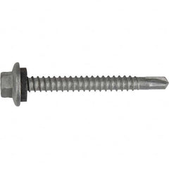 DeWALT Anchors & Fasteners - #12-14, Hex Washer Head, Hex Drive, 1" Length Under Head, #2/3 Point, Self Drilling Screw - Exact Tool & Supply