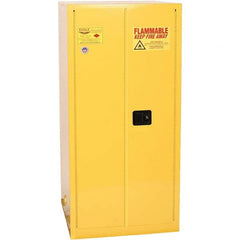 Eagle - Safety Cabinets Hazardous Chemical Type: Flammable and Combustible Liquids Color: Yellow - Exact Tool & Supply