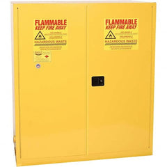 Eagle - Safety Cabinets Hazardous Chemical Type: Corrosive Chemicals Color: Yellow - Exact Tool & Supply