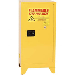 Eagle - Safety Cabinets Hazardous Chemical Type: Flammable and Combustible Liquids Color: Yellow - Exact Tool & Supply