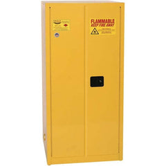 Eagle - Safety Cabinets Hazardous Chemical Type: Flammable and Combustible Liquids Color: Yellow - Exact Tool & Supply