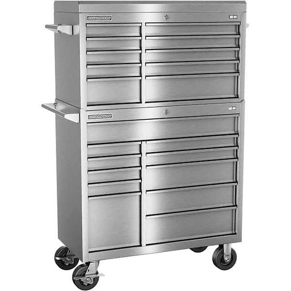 Champion Tool Storage - Tool Storage Combos & Systems Type: Top Chest/Roller Cabinet Combo Drawers Range: 16 Drawers or More - Exact Tool & Supply