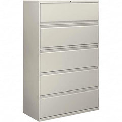 ALERA - File Cabinets & Accessories Type: Lateral Files Number of Drawers: 5 - Exact Tool & Supply