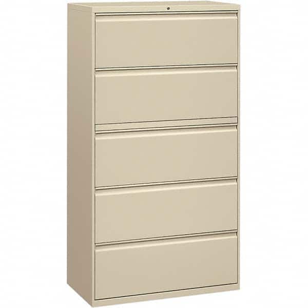 ALERA - File Cabinets & Accessories Type: Lateral Files Number of Drawers: 5 - Exact Tool & Supply