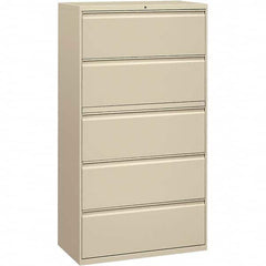 ALERA - File Cabinets & Accessories Type: Lateral Files Number of Drawers: 5 - Exact Tool & Supply
