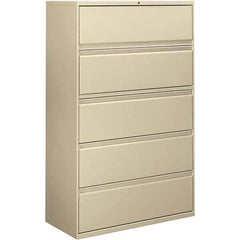 ALERA - File Cabinets & Accessories Type: Lateral Files Number of Drawers: 5 - Exact Tool & Supply