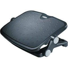 ALERA - Foot Rests Position Type: Adjustable Footrest Color: Black - Exact Tool & Supply