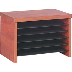 ALERA - Desktop File Organizers Type: Book Shelf Color: Cherry - Exact Tool & Supply