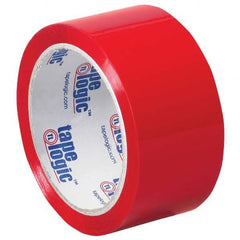 Tape Logic - Pack of (6), 2" x 55 Yd Rolls of Red Box Sealing & Label Protection Tape - Exact Tool & Supply