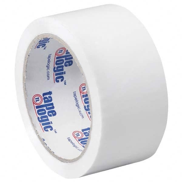 Tape Logic - Pack of (6) 55 Yd Rolls 2" White Box Sealing & Label Protection Tape - Exact Tool & Supply