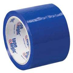 Tape Logic - Pack of (6) 55 Yd Rolls 3" Blue Box Sealing & Label Protection Tape - Exact Tool & Supply