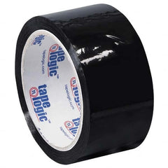 Tape Logic - Pack of (6) 55 Yd Rolls 2" Black Box Sealing & Label Protection Tape - Exact Tool & Supply