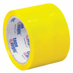 Tape Logic - Pack of (6) 55 Yd Rolls 3" Yellow Box Sealing & Label Protection Tape - Exact Tool & Supply