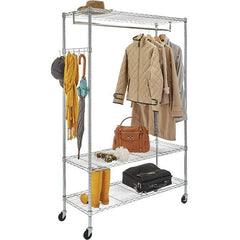 ALERA - 500 Lb Capacity 3 Shelf Wire Shelving - Starter Unit - Exact Tool & Supply