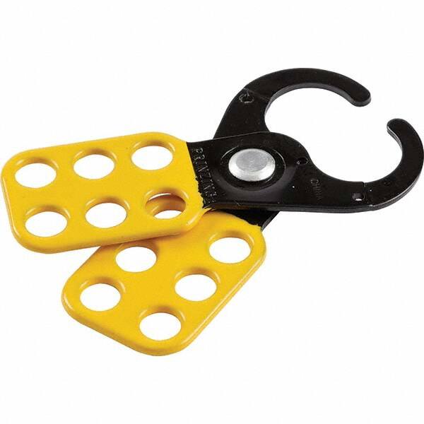 Brady - Lockout Hasps Hasp Type: Scissor-Action Jaw Type: Single Jaw - Exact Tool & Supply