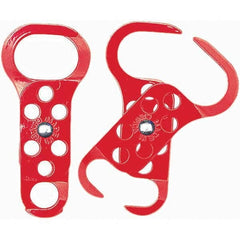Brady - Lockout Hasps Hasp Type: Scissor-Action Jaw Type: Double Jaw - Exact Tool & Supply