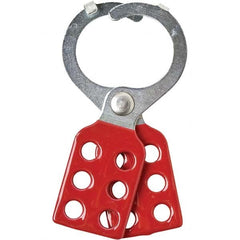 Brady - Lockout Hasps Hasp Type: Scissor-Action Jaw Type: Single Jaw - Exact Tool & Supply