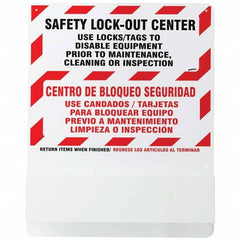 Brady - Empty Acrylic Lockout Device Station - Exact Tool & Supply