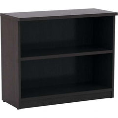 ALERA - Bookcases Height (Inch): 29-1/2 Color: Espresso - Exact Tool & Supply