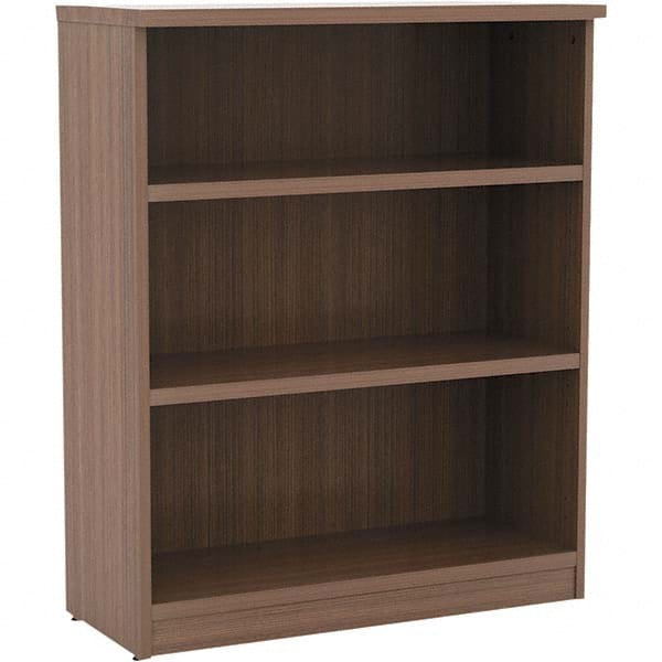 ALERA - Bookcases Height (Inch): 39-3/4 Color: Walnut - Exact Tool & Supply