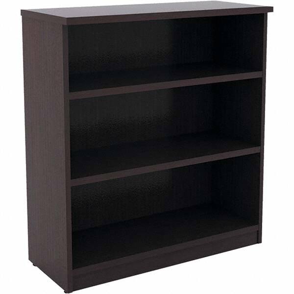 ALERA - Bookcases Height (Inch): 39-3/4 Color: Espresso - Exact Tool & Supply