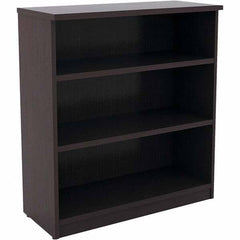 ALERA - Bookcases Height (Inch): 39-3/4 Color: Espresso - Exact Tool & Supply