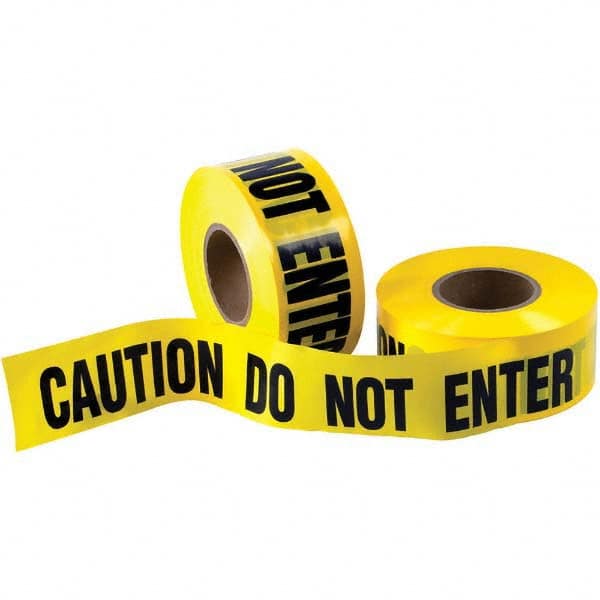 Value Collection - Barricade & Flagging Tape Tape Type: Barricade Legend: Do Not Enter - Exact Tool & Supply