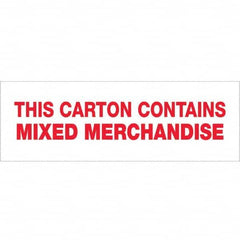 Tape Logic - Shipping & DOT Labels Message Type: Shipping Label Legend: Mixed Merchandise - Exact Tool & Supply
