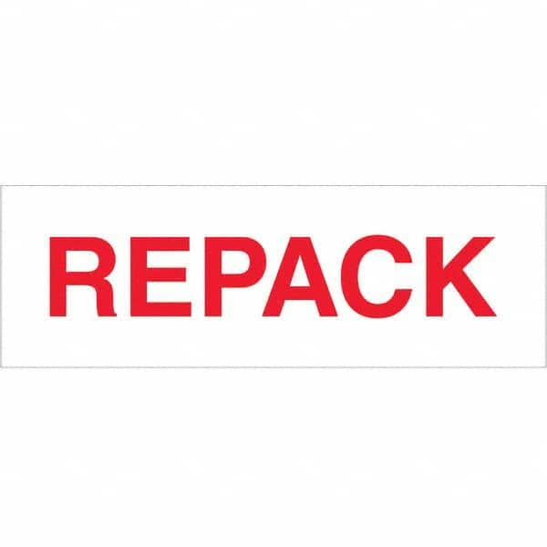 Tape Logic - Shipping & DOT Labels Message Type: Shipping Label Legend: Repack - Exact Tool & Supply