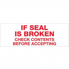 Tape Logic - Shipping & DOT Labels Message Type: Shipping Label Legend: If Seal is Broken - Exact Tool & Supply