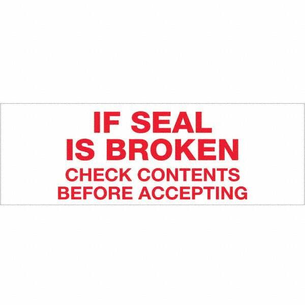 Tape Logic - Shipping & DOT Labels Message Type: Shipping Label Legend: If Seal is Broken - Exact Tool & Supply