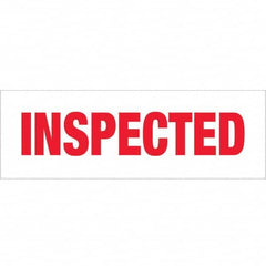 Tape Logic - Shipping & DOT Labels Message Type: Shipping Label Legend: Inspected - Exact Tool & Supply