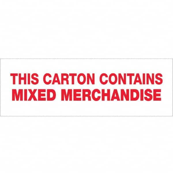 Tape Logic - Shipping & DOT Labels Message Type: Shipping Label Legend: Mixed Merchandise - Exact Tool & Supply
