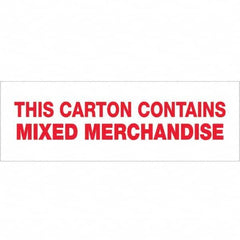Tape Logic - Shipping & DOT Labels Message Type: Shipping Label Legend: Mixed Merchandise - Exact Tool & Supply