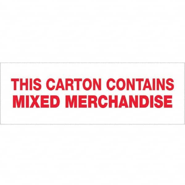 Tape Logic - Shipping & DOT Labels Message Type: Shipping Label Legend: Mixed Merchandise - Exact Tool & Supply