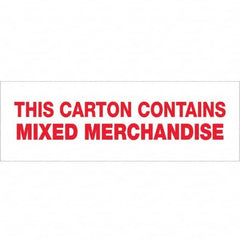 Tape Logic - Shipping & DOT Labels Message Type: Shipping Label Legend: Mixed Merchandise - Exact Tool & Supply