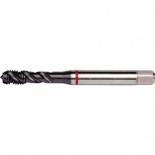 DORMER - 5/8-11 UNC 4 Flute 2B Semi-Bottoming Spiral Flute Tap - Exact Tool & Supply