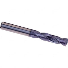 DORMER - 6.2mm 140° Spiral Flute Solid Carbide Screw Machine Drill Bit - Exact Tool & Supply