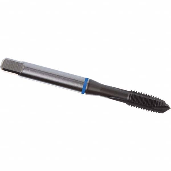 DORMER - 1/4-20 UNC 2B/3B 3 Flute TiAlN/WC/C Finish PM Cobalt Spiral Point Tap - Exact Tool & Supply