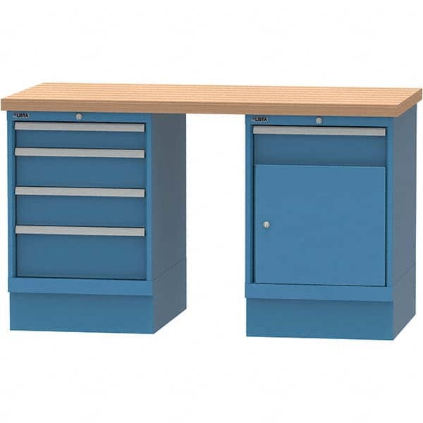 LISTA - Stationary Workstations Type: Work Bench Load Capacity (Lb.): 1,000 - Exact Tool & Supply
