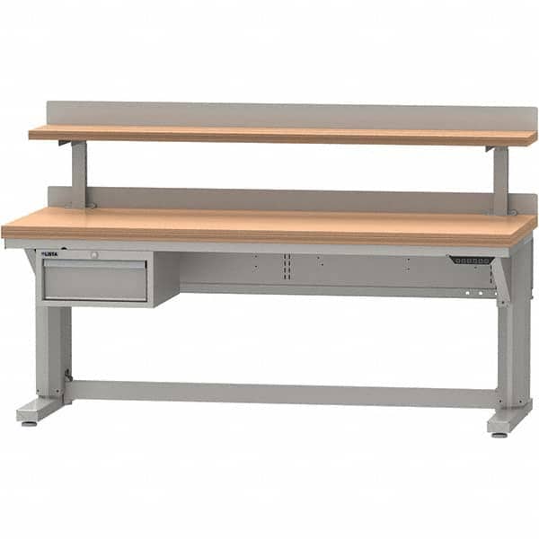 LISTA - Stationary Workstations Type: Work Bench Load Capacity (Lb.): 1,000 - Exact Tool & Supply