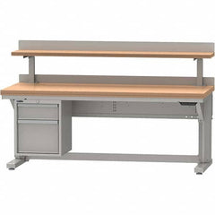 LISTA - Stationary Workstations Type: Work Bench Load Capacity (Lb.): 1,000 - Exact Tool & Supply