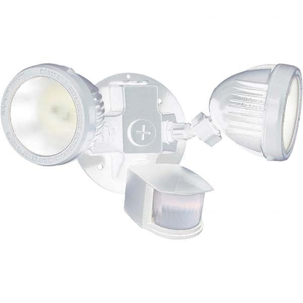 Hubbell Lighting - Motion Sensing Light Fixtures Detection Angle: 180 Number of Heads: 2 - Exact Tool & Supply