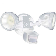 Hubbell Lighting - Motion Sensing Light Fixtures Detection Angle: 180 Number of Heads: 2 - Exact Tool & Supply