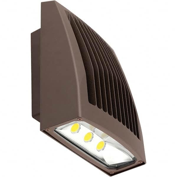 Hubbell Lighting - Wall Pack Light Fixtures Lamp Type: LED Wattage: 80 - Exact Tool & Supply