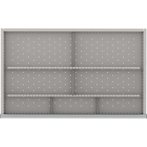 LISTA - 7-Compartment Drawer Divider Layout for 3.15" High Drawers - Exact Tool & Supply
